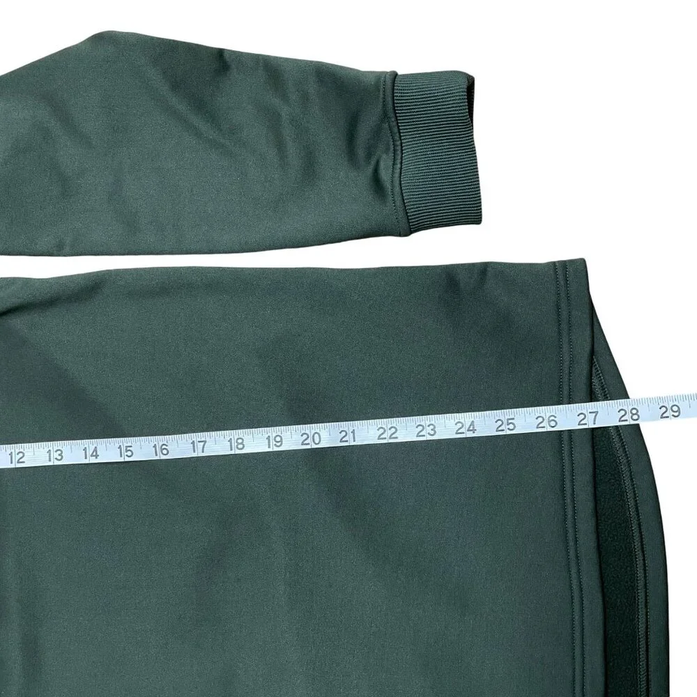 UNDER ARMOUR 1/4 ZIP PULLOVER FLEECE LOOSE FIT MENS M COLDGEAR MARINE OD GREEN